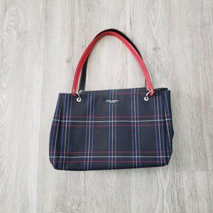 🎄 SALE Kate Spade Navy Plaid Tote